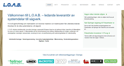 Desktop Screenshot of loab.se
